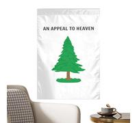 Striscione albero della libertà, bandiera per esterni, double face, colori vivaci per esterni, decorazione patriottica, design unico, bandiera da giardino, verticale