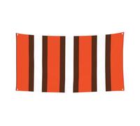 Striscione arancione e bianco con stampa festiva per feste, compleanni, carnevale, Halloween, anniversari, matrimoni