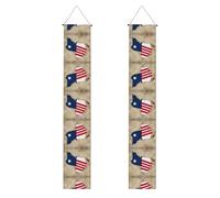 Striscione astratto della bandiera della Liberia con stampa della mappa del Ringraziamento, decorazione per esterni, uso interno ed esterno, facile da appendere riutilizzabile