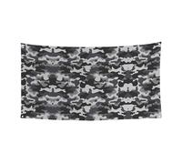 Striscione astratto mimetico per feste, striscione da parete, decorazione per feste, manifesto, celebrazione, 180 x 90 cm, per tutti i santi, Halloween