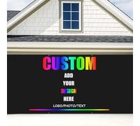 Striscione Banner Personalizzato, Copertura per Porta da Garage di personalizzato, Foto/Logo/Design/Testo Personalizzati, Decorazioni grandi per Halloween/Natale, Promozione della cultura aziendale