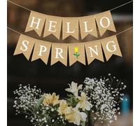 Striscione Benvenuti Bandiere Decorazioni Per Le Feste Primavera