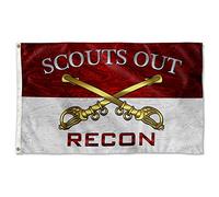 Striscione Cavalry Scouts Out Recon Military 90x150cm
