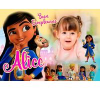 STRISCIONE compleanno - Mira Royal Detective - CON NOME foto ed età bimbo/a