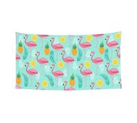 Striscione con fenicottero stampato su un solo lato per decorazioni festive, compleanni, anniversari, matrimoni, festività