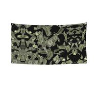 Striscione con stampa di denaro con segno del dollaro su un lato per decorazioni festive, compleanni, anniversari, matrimoni, festività