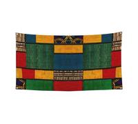 Striscione da appendere in stile africano con stampa patchwork per feste di festa, decorazione per interni ed esterni per eventi festivi