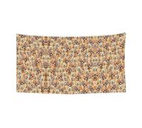 Striscione da parete con cani Labrador Retriever per feste, 180 x 90 cm, per tutti i santi, Halloween