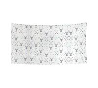 Striscione da parete con frecce di caccia, triangoli, cervo, decorazione per feste, 180 x 90 cm, per tutti i santi, Halloween