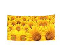 Striscione da parete con molti girasoli, decorazione per feste, 180 x 90 cm, per tutti i santi, Halloween