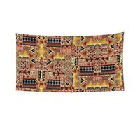 Striscione da parete in tessuto africano patchwork per feste, decorazione per feste, poster per celebrazioni, 180 x 90 cm, per tutti i santi, Halloween