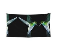 Striscione da parete per feste con uccelli volanti, decorazione per feste, poster per celebrazioni, 180 x 90 cm, per tutti i santi, Halloween