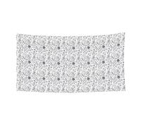 Striscione decorativo per feste con erbe e piante erbacee in fiore per tutte le occasioni, riutilizzabile, facile da appendere