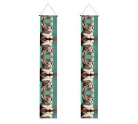Striscione decorativo per feste con gatto curioso, congratulazioni laurea decorazione striscione, cartello per portico per feste di laurea