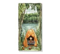 Striscione decorativo per porta a forma di scimmia, per barbecue, tenda per griglia anteriore, copertura per porta d'ingresso, decorazione per interni ed esterni, sfondo per animali da cortile 91 x