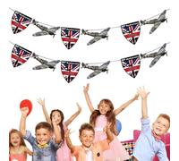 Striscione Del Ve Day - Stendardo Commemorativo Del Ve Day, Squisite Decorazioni Con Gagliardetti Per Bandiere Per Festival Domestici, Striscioni Spitfire Per I Giorni Della Memoria Decorazi