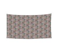 Striscione di Halloween con stampa libellula perfetto per Halloween Natale design su un lato forniture per decorazioni per feste