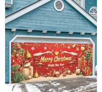 Striscione di Natale per interni ed esterni, create a Joyful Atmosfera con Christmas Garage Banner A Of To Your Garage This Festive Season! (,480 x 210 cm)