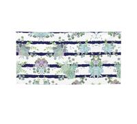 Striscione in vinile personalizzato con piante grasse a righe con stampa di grandi striscioni in vinile per decorazioni per feste interne ed esterne