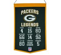 Striscione Leggende Green Bay Packers 21" X 14"