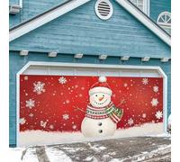 Striscione natalizia. Rendi questo Natale un grande aspetto con il nostro accattivante striscione da garage e valorizza la tua decorazione natalizia! (C,400 x 180 cm)