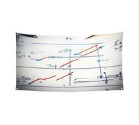 Striscione natalizio con formula matematica, decorazione per interni ed esterni, decorazione per la casa per feste, portico bar, sfondo da appendere