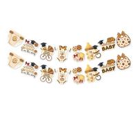 Striscione "One Smart Cookie Is On The Way" - NO DIY One Smart Cookie Decorazioni Baby Shower per rivelare il bambino decorazione per feste glitter