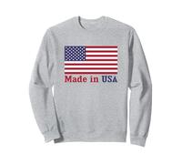 Striscione Patriottico Rosso Bianco Blu Stelle E Strisce Felpa