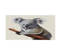 Striscione per eventi, stampa koala e farfalla, resistente, riutilizzabile, decorazione per feste, perfetta per feste, riunioni aziendali e celebrazioni