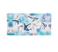 Striscione per feste con balena marina e meduse, decorazioni per tutte le occasioni, per il Ringraziamento, feste di compleanno e molto altro ancora