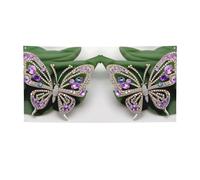 Striscione per feste con stampa a farfalla con strass, striscione per tutti gli eventi, bandiere luminose per compleanno, Ringraziamento e molto altro ancora