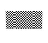 Striscione per feste con stampa a strisce bianche e nere, striscione per tutti gli eventi, bandiere luminose per compleanno, Ringraziamento e molto altro ancora