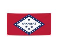 Striscione per feste con stampa bandiera dell'Arkansas, decorazioni per tutte le occasioni, per il Ringraziamento, feste di compleanno e molto altro ancora
