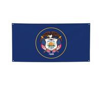 Striscione per feste con stampa bandiera dello Utah, decorazioni per tutte le occasioni, per il Ringraziamento, feste di compleanno e molto altro ancora