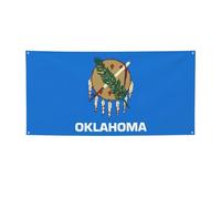 Striscione per feste con stampa bandiera dell'Oklahoma, decorazioni per tutte le occasioni, per il Ringraziamento, feste di compleanno e molto altro ancora