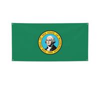 Striscione per feste con stampa bandiera Washington, decorazioni per tutte le occasioni, per il Ringraziamento, feste di compleanno e molto altro ancora