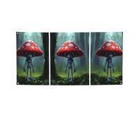 Striscione per feste con stampa di astronauti e alieni, striscione per tutti gli eventi, bandiere luminose per compleanno, Ringraziamento e altro ancora