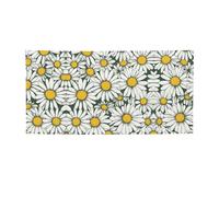 Striscione per feste con stampa di margherite bianche, decorazioni per tutte le occasioni, per il Ringraziamento, feste di compleanno e molto altro ancora