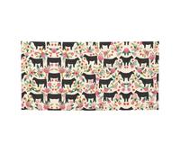 Striscione per feste con stampa di mucche e bovini, decorazione per tutte le occasioni, per il Ringraziamento, feste di compleanno e molto altro ancora