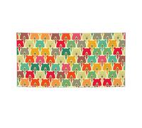 Striscione per feste con stampa di orsi colorati, striscione per tutti gli eventi, bandiere luminose per compleanno, Ringraziamento e molto altro ancora