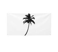 Striscione per feste con stampa di palme, striscione per tutti gli eventi, bandiere luminose per compleanno, Ringraziamento e altro ancora