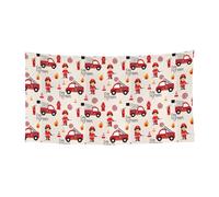 Striscione per feste con stampa di piccoli ragazzi e ragazze in vigili del fuoco per riunioni festival decorazione resistente ai raggi UV adatta per Halloween Bar spazi soggiorno