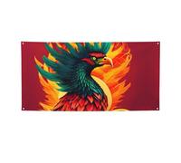 Striscione per feste con stampa fenice, per affari, eventi, compleanni, decorazione per feste, interni o esterni