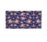 Striscione per feste con stampa floreale blu navy, decorazioni per tutte le occasioni, per il Ringraziamento, feste di compleanno e molto altro ancora