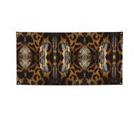 Striscione per feste con stampa serpente giallo, decorazioni per tutte le occasioni, per il Ringraziamento, feste di compleanno e molto altro ancora