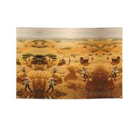 Striscione per feste di raccolta del grano 119,4 x 180,3 cm, adatto per Halloween, Natale, feste, riunioni e altri banner per le vacanze