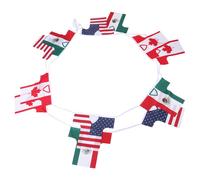 Striscione per la Coppa del Mondo di Calcio 2026 (5 pezzi): bandierine dei