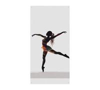 Striscione per porta a ballerina, decorazione per porta verticale stagionale, sfondo durevole per feste, portico, ingresso, giardino, decorazione 178 x 89 cm