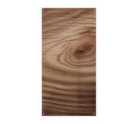 Striscione per porta con venature del legno, 90 x 180 cm, striscioni per feste, cartello di benvenuto stagionale, decorazione verticale per porta, portico, ingresso, giardino, decorazione