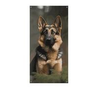 Striscione per porta del cane, decorazione stagionale per copertura della porta verticale, sfondo durevole per portico festivo, ingresso, decorazione del giardino 178 x 90 cm